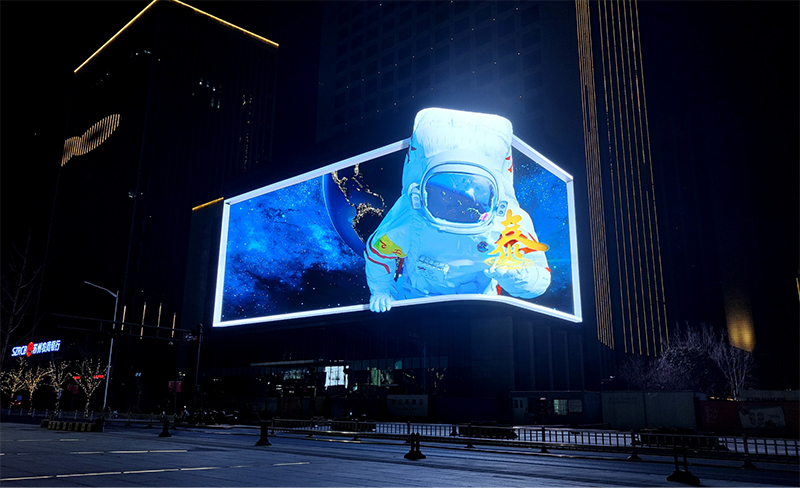 國慶佳節(jié)，裸眼3D顯示屏再度被震撼到