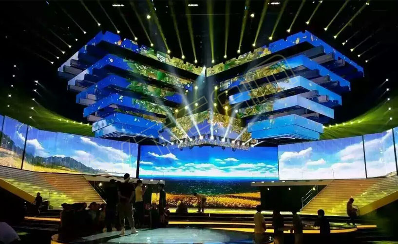 北京電視臺(tái)民歌大賽 透明LED顯示屏iClear項(xiàng)目