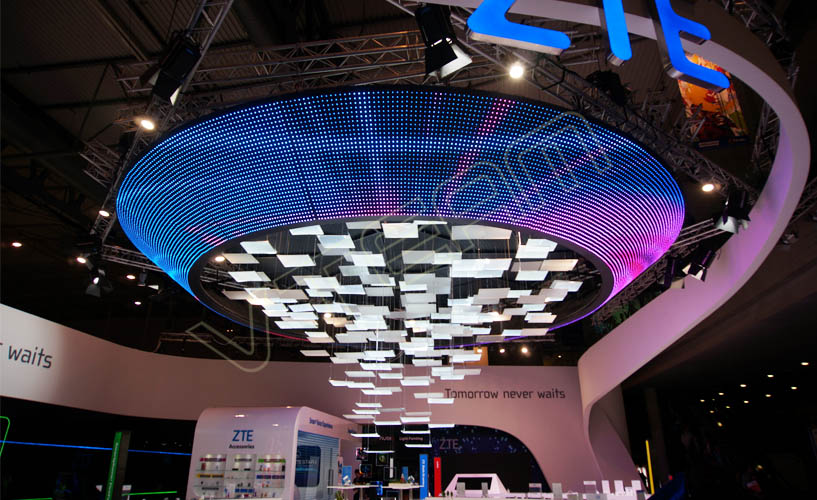 2015年中興展會 LED軟屏EcoDot-p40
