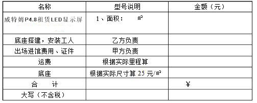 LED顯示屏租賃價(jià)格多少錢？包含哪些費(fèi)用
